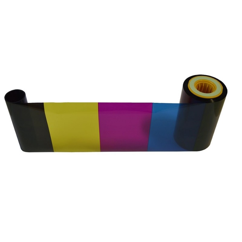Ruban couleur SRT YMCK Matica pour XID8100, 1000 faces, DIC10509 (PR000809)