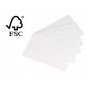 Cartes Evolis en papier, CR-80, blanc, 30 mil, lot de 500