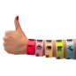 Bracelets Zebra Z-Band Fun, adulte, rouge, en bobine, 25 x 254 mm