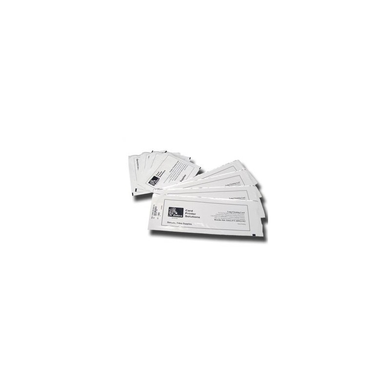 Kit 4+4 cartes de nettoyage Zebra pour P110i / P120i