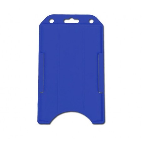 Porte-badge semi-rigide bleuté format carte bleue