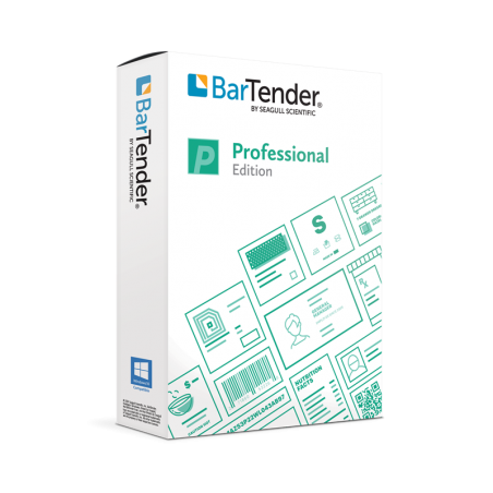 Logiciel BarTender 2019 Professional, licence pour 2 imprimantes