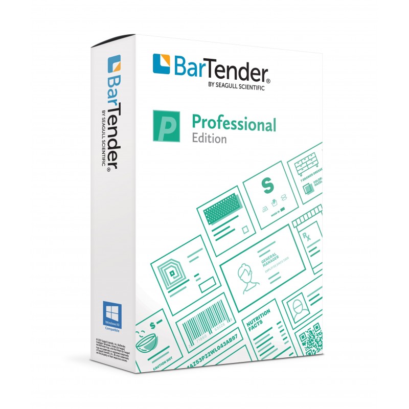 Logiciel BarTender 2019 Automation, licence pour 2 imprimantes