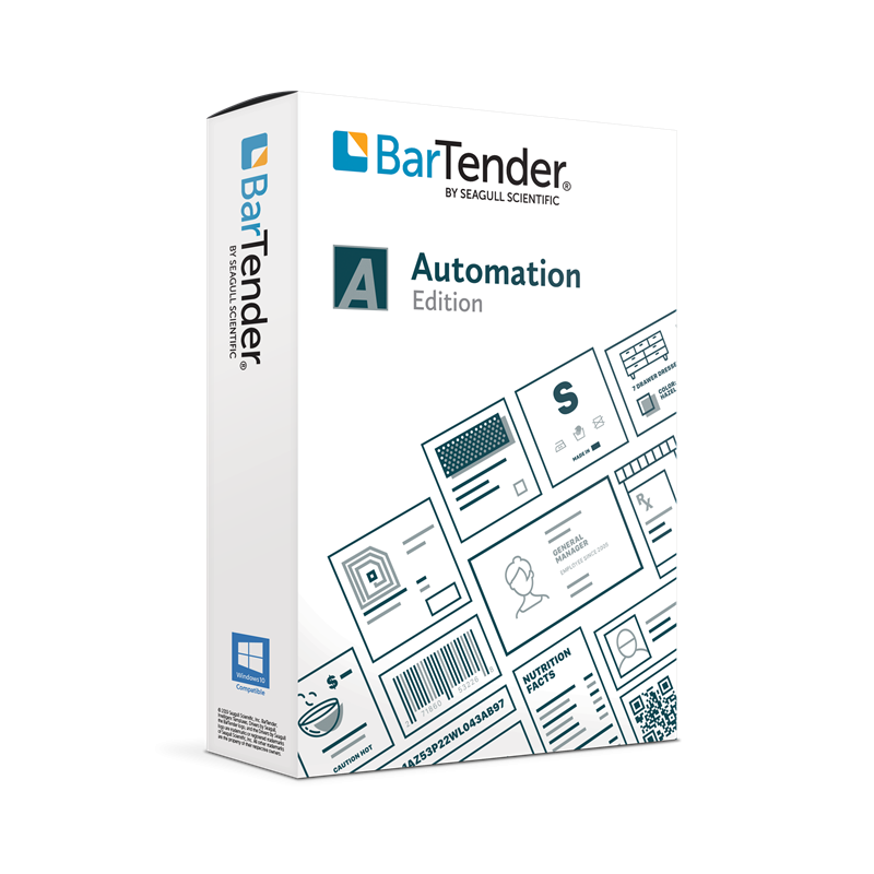 BarTender 2021 Printer Upgrade, mise à jour Professional to Automation
