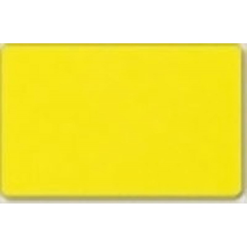 Cartes Zebra Premier PVC, CR-80, jaune, 30 mil, lot de 500