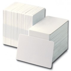 Cartes PVC haute qualité, CR-80, 30 mil, blanc, lot de 100