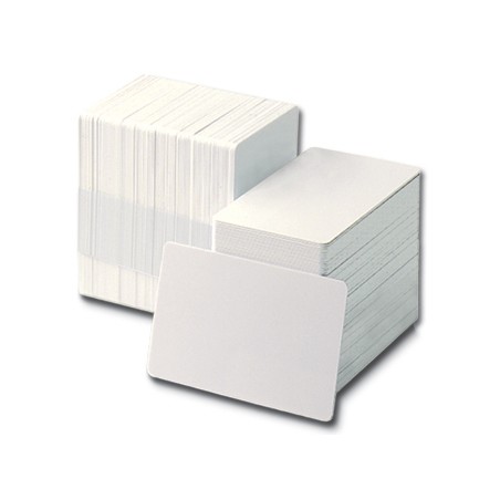 Cartes PVC haute qualité, CR-80, 30 mil, blanc, lot de 100