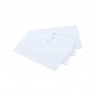 Cartes PVC, CR-80, blanc, avec perforation, orientation horizontale, 30 mil, lot de 500