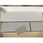 Cartes PVC, CR-80, argent métallisé, 30 mil, lot de 500