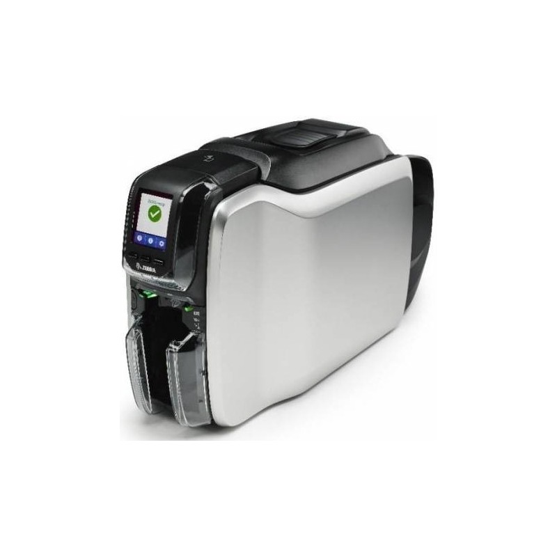 Imprimante de cartes Zebra ZC300, double face, USB, Ethernet, MSR, PC/SC Contact, Contactless Mifare