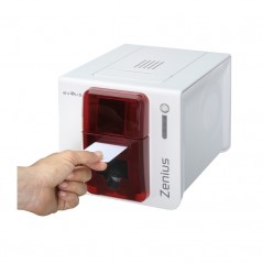 Imprimante de cartes pvc Evolis Zenius Classic, simple face, USB