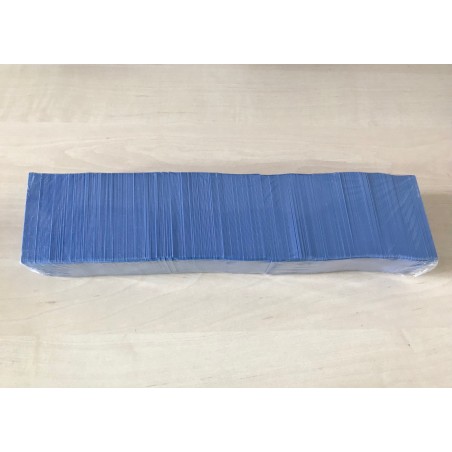 Cartes PVC bleu, CR-80, 30 mil, lot de 500