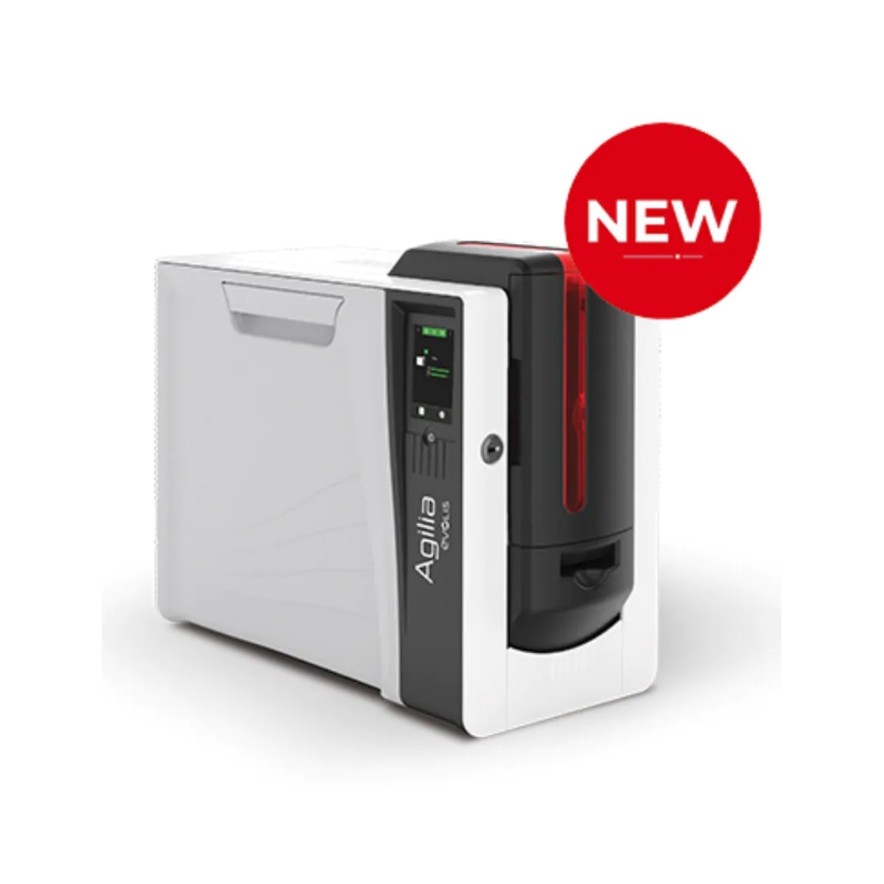 Imprimante de cartes Evolis Agilia, simple face, USB, Ethernet, retransfert