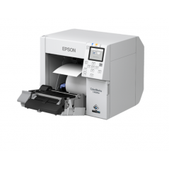 Imprimante étiquettes couleur Epson ColorWorks C4000e (bk), encre noire brillante, USB, Ethernet, auto-cutter