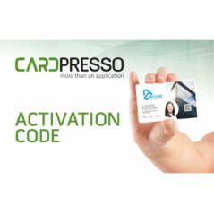 Logiciel CardPresso XXS, licence numérique, code d'activation (fichier pdf)