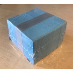 Cartes PVC bleu clair (light blue), CR-80, 30 mil, lot de 100
