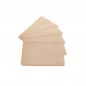 Cartes Edikio PLA/BOIS, aspect bois naturel, format 86x54 mm, épaisseur 30 mil, lot de 100